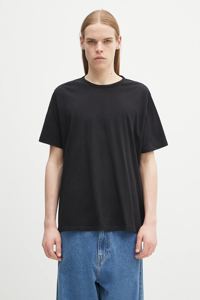 Our Legacy cotton t-shirt New Box relaxed black M2206NBL