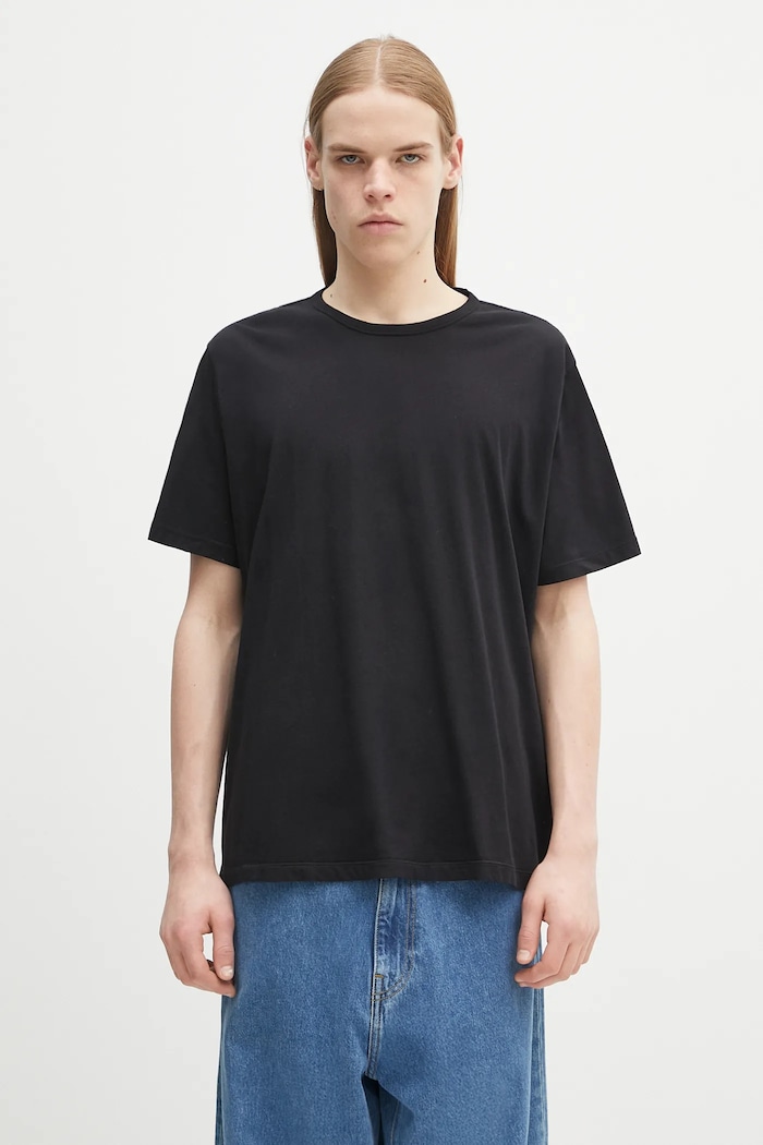 Our Legacy cotton t-shirt New Box relaxed black M2206NBL
