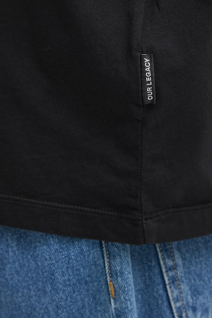 Our Legacy cotton t-shirt New Box M2206NBL black