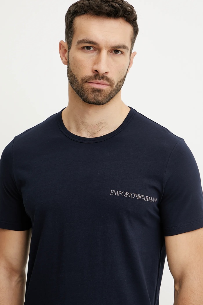 Emporio Armani Underwear t-shirt lounge 2-pack granatowy EM000391.AF10779