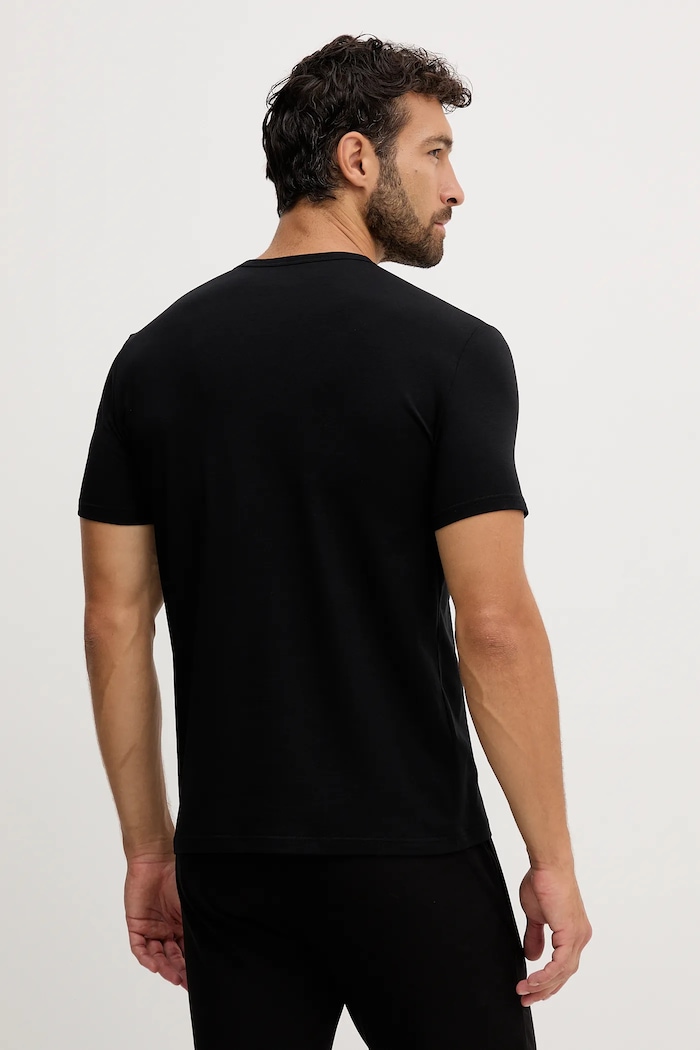 Odzież Emporio Armani Underwear t-shirt lounge 2-pack EM000391.AF10779 czarny