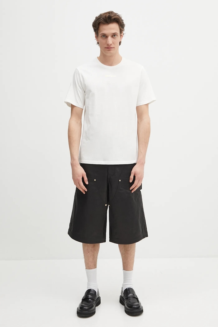 Bavlnené tričko Wales Bonner Original US25JE23.JE01.000 biela
