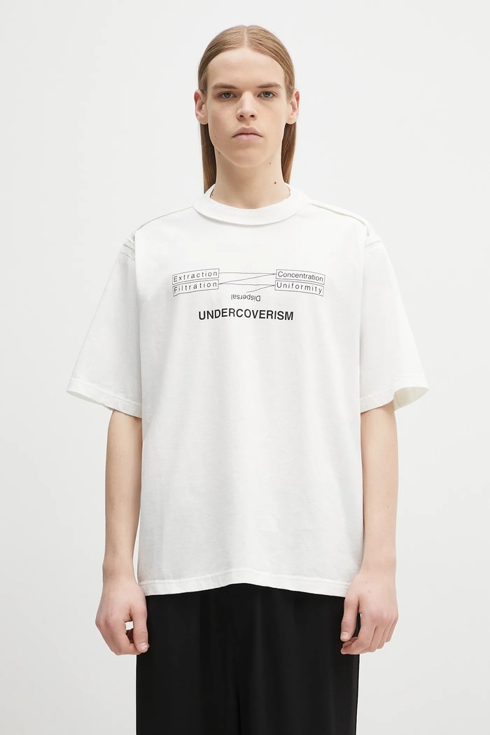 Undercover cotton t-shirt C/S relaxed white UP1E4808