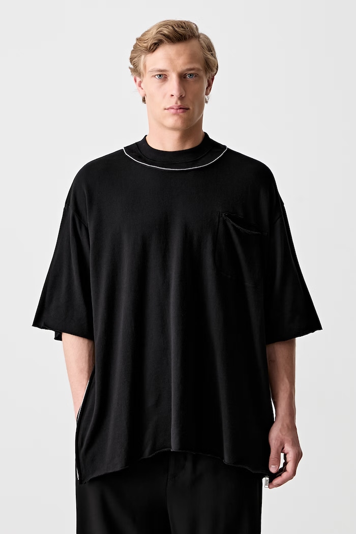 Undercover T-Shirt тениска от памук мъжка свободна черен UC1E4814