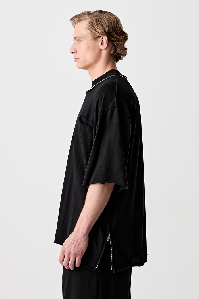Undercover T-Shirt тениска от памук мъжка UC1E4814 черен SS25