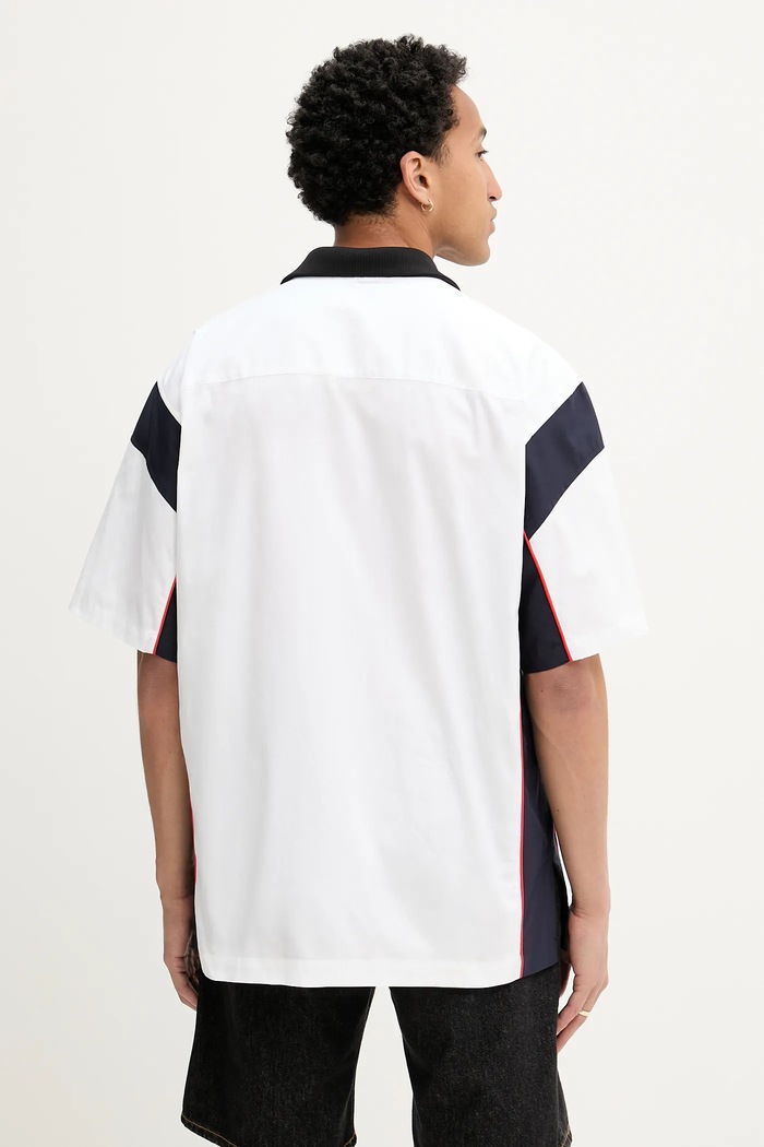 Oblečenie Bavlnená košeľa AMBUSH Sports Designed Shirt 12115310 biela