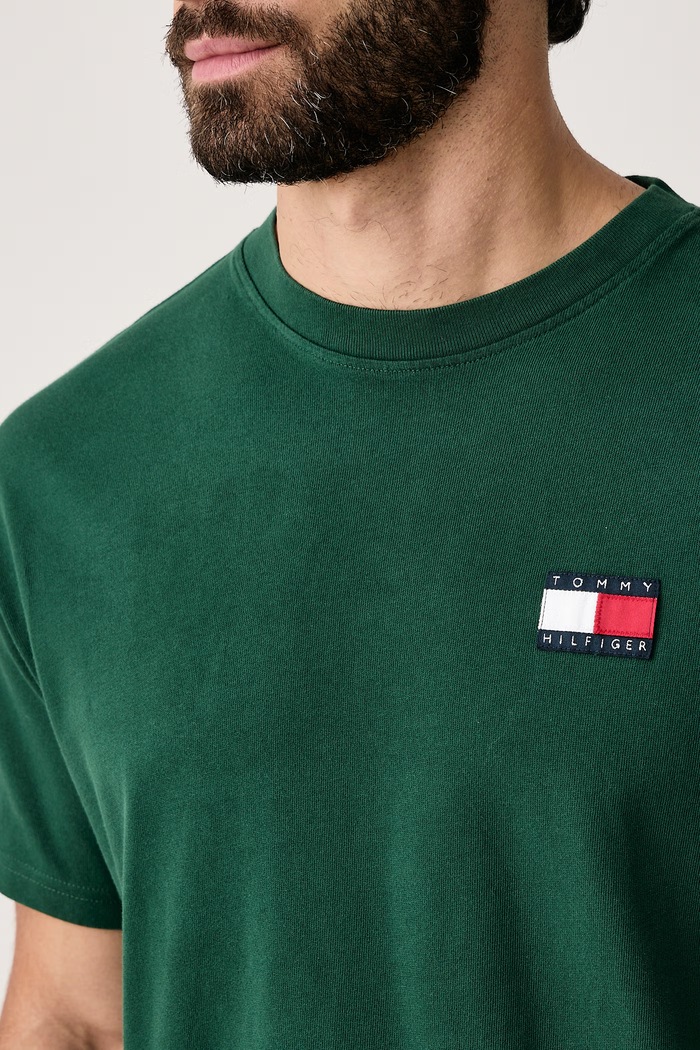 T-shirt męski bawełniany SAILING Tommy Hilfiger MN0MN00012 granatowy