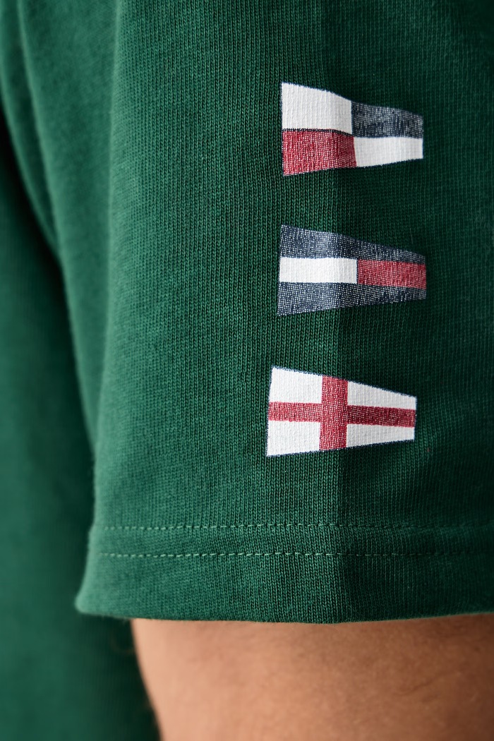 Tommy Hilfiger T-shirt męski bawełniany SAILING MN0MN00012