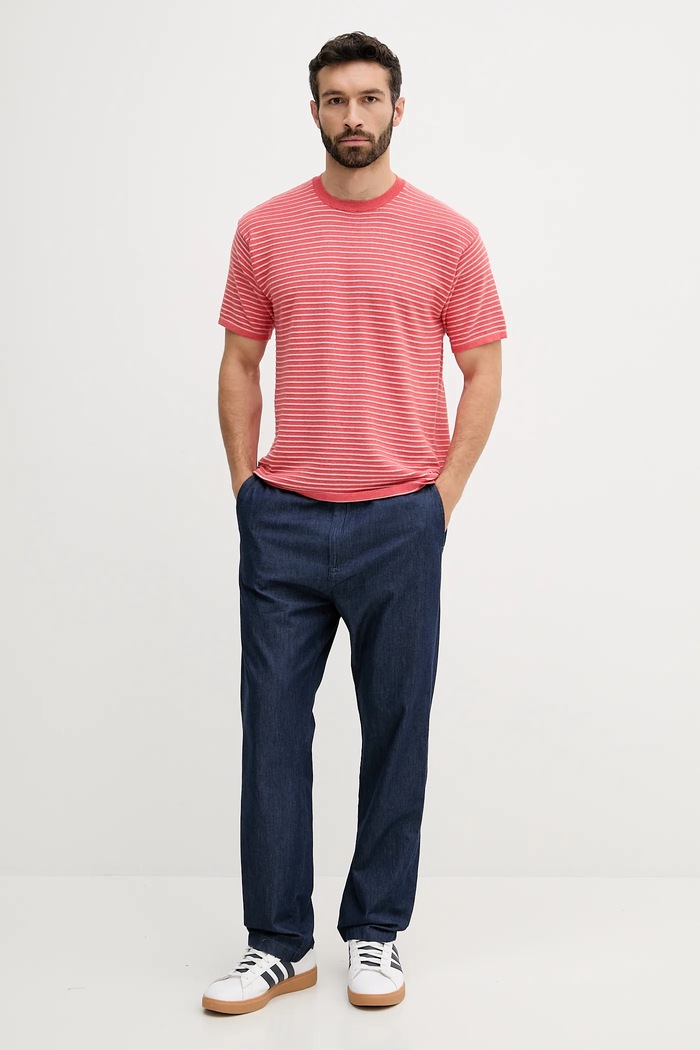 Bavlněné tričko United Colors of Benetton 1195K109V růžová SS25