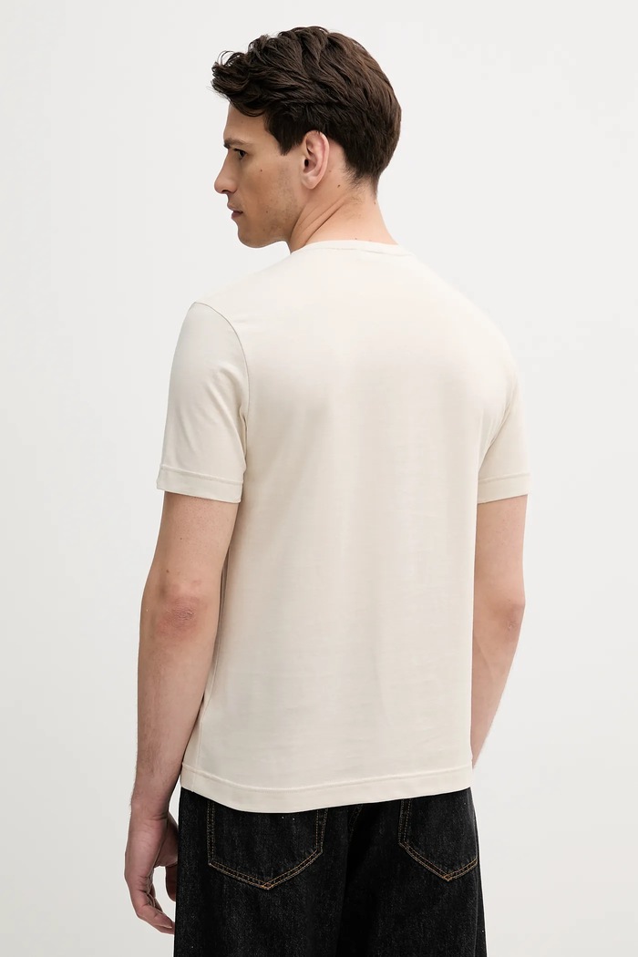 Oblečení Bavlněné tričko United Colors of Benetton 3M4WU1088 béžová