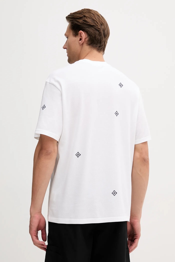 Odzież United Colors of Benetton t-shirt bawełniany 325RU10AL biały