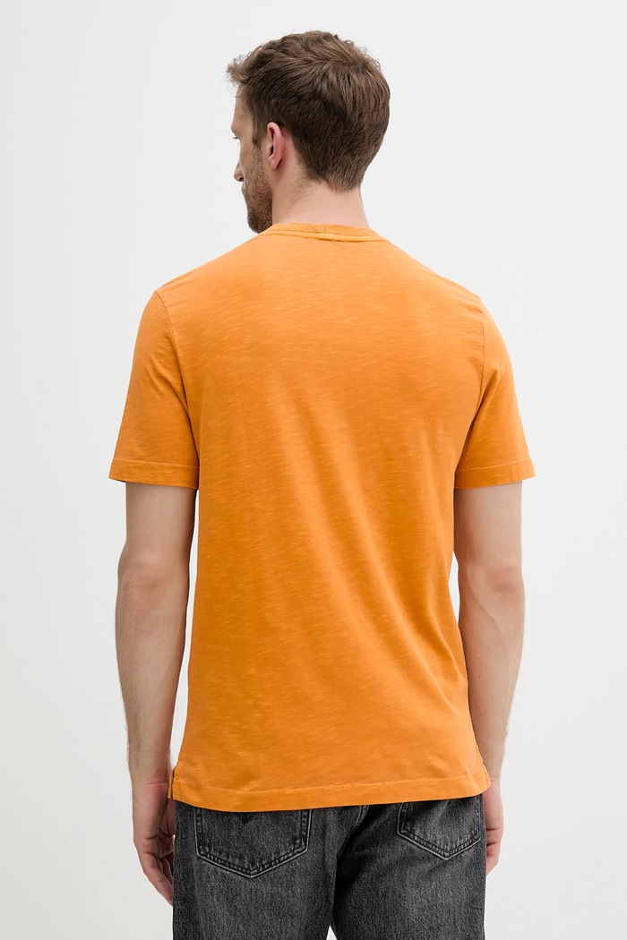 Îmbrăcăminte United Colors of Benetton tricou din bumbac 36JGU105U portocaliu