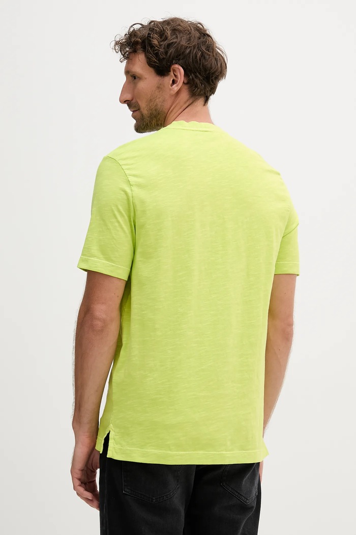 Bavlnené tričko United Colors of Benetton 36JGU105U zelená SS25
