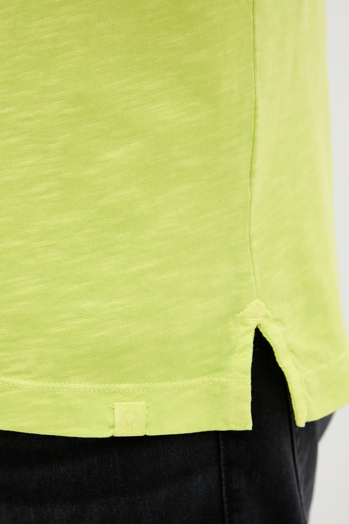 Bavlnené tričko United Colors of Benetton zelená 36JGU105U
