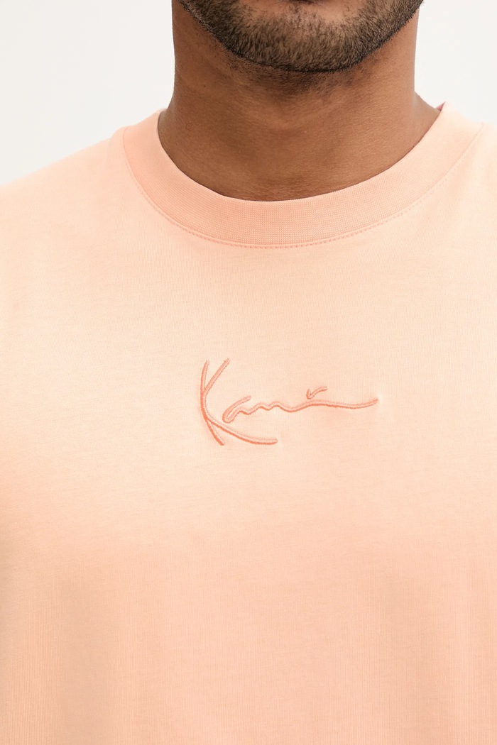 Karl Kani tricou din bumbac PD00005365 portocaliu