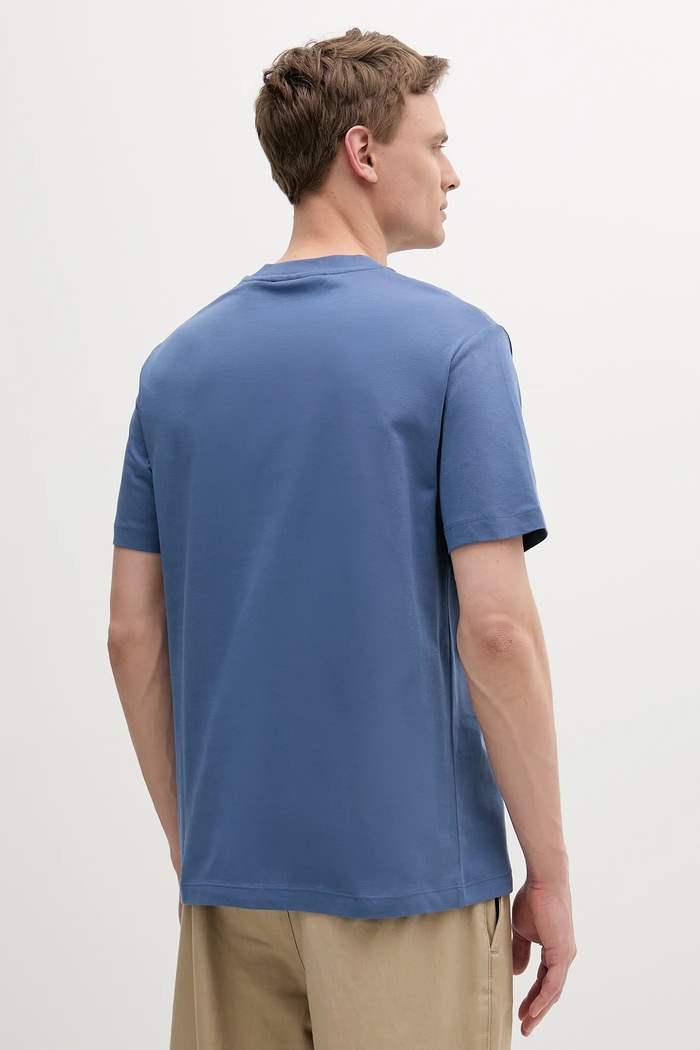 Marc O'Polo t-shirt bawełniany 5000006809 niebieski SS25