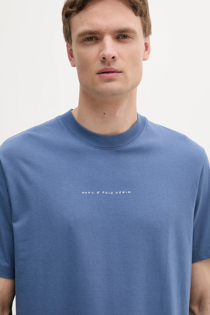 Odzież Marc O'Polo t-shirt bawełniany 5000006809 niebieski