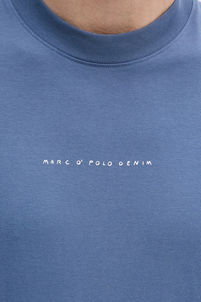 Marc O'Polo t-shirt bawełniany niebieski 5000006809