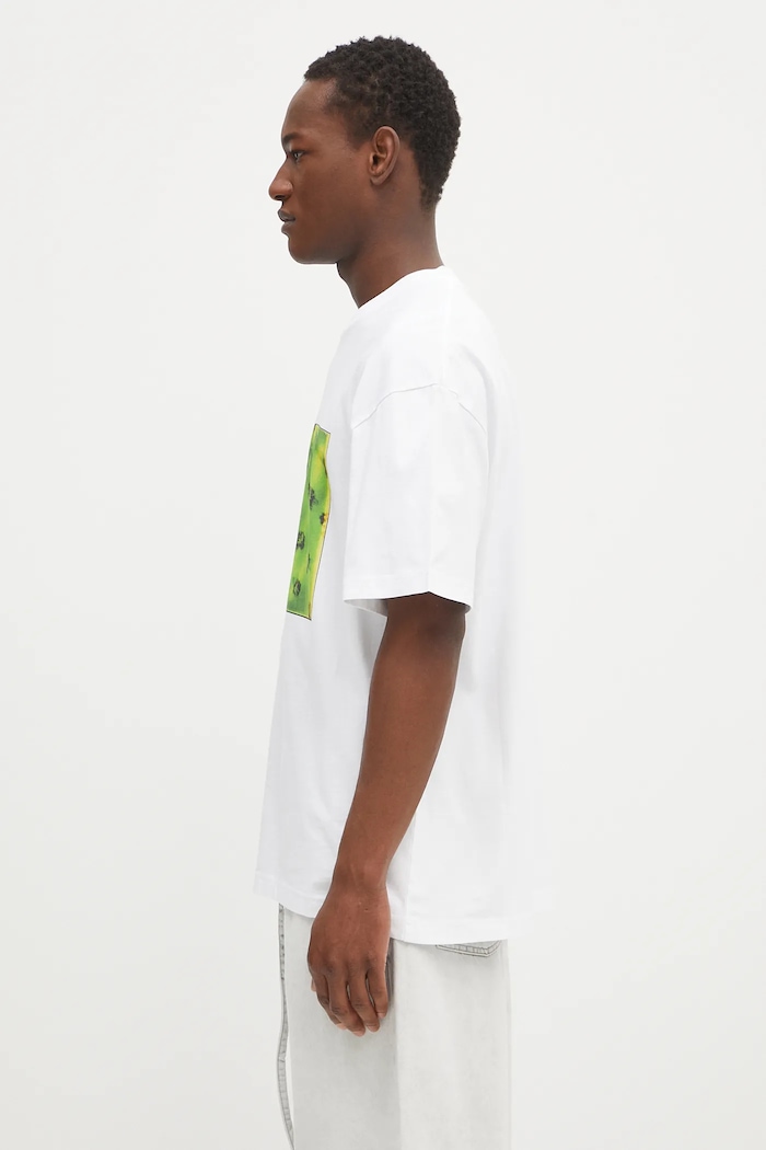 Bavlnené tričko 032C 'Ketuta' S25.URC.0114.100 biela SS25