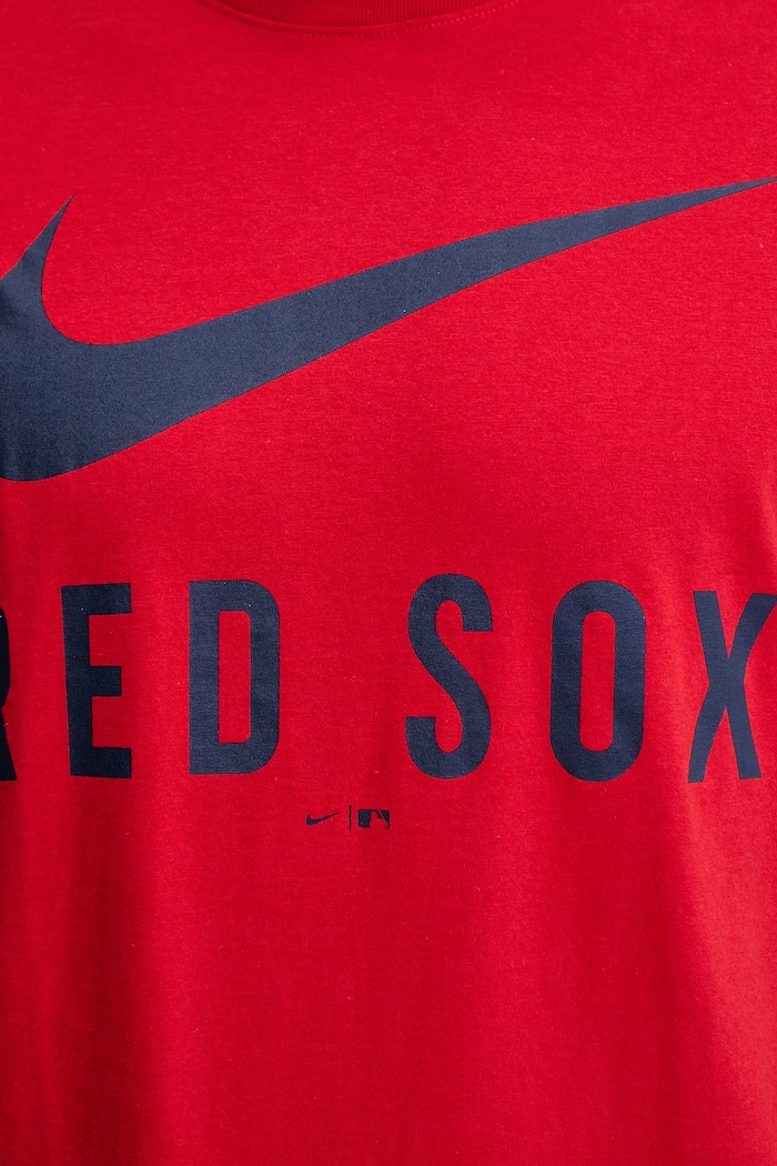 Bavlněné tričko Nike Boston Red Sox N199.62Q.BQ.PA7 červená