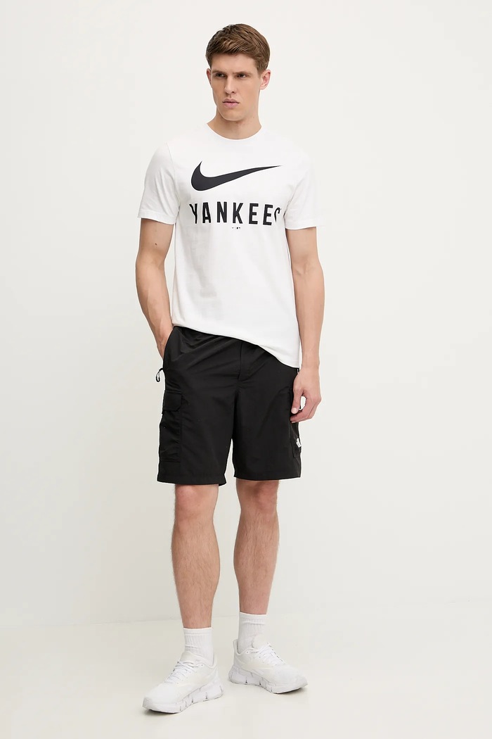 Хлопковая футболка Nike New York Yankees N199.10A.NK.PA7 белый SS25