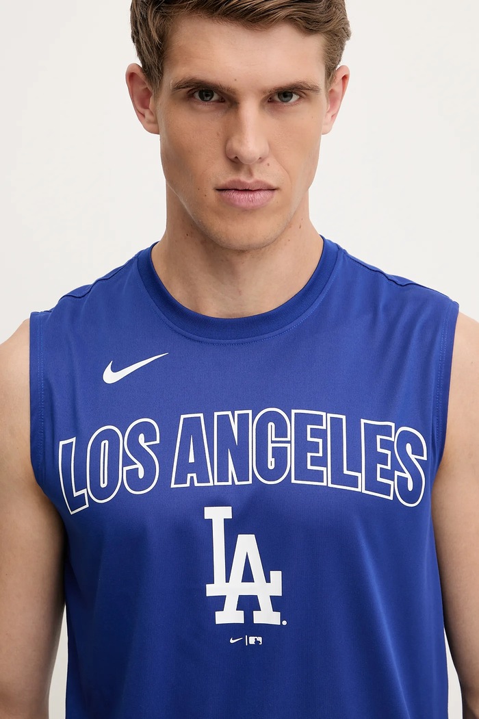 Μπλουζάκι προπόνησης Nike Los Angeles Dodgers μπλε 01B3.4EW.LD.Y8P
