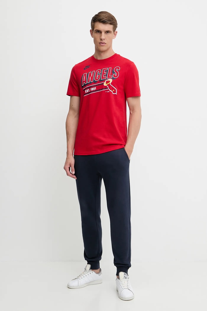 Nike pamut póló California Angels 1993-96 N199.62Q.A93.CUE piros SS25