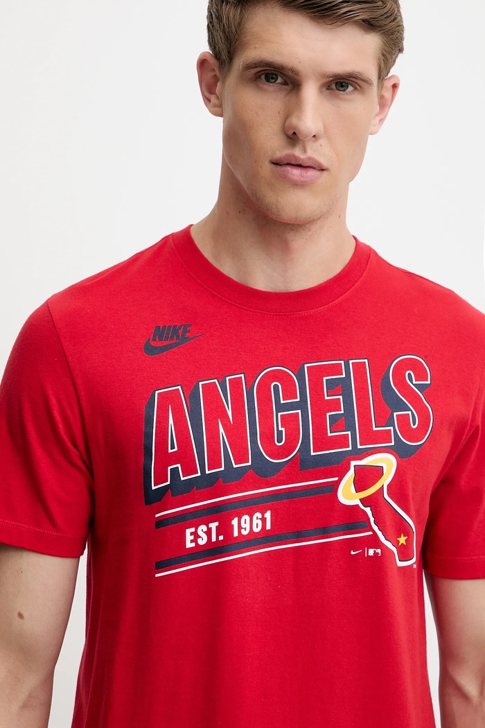 Nike pamut póló California Angels 1993-96 piros N199.62Q.A93.CUE