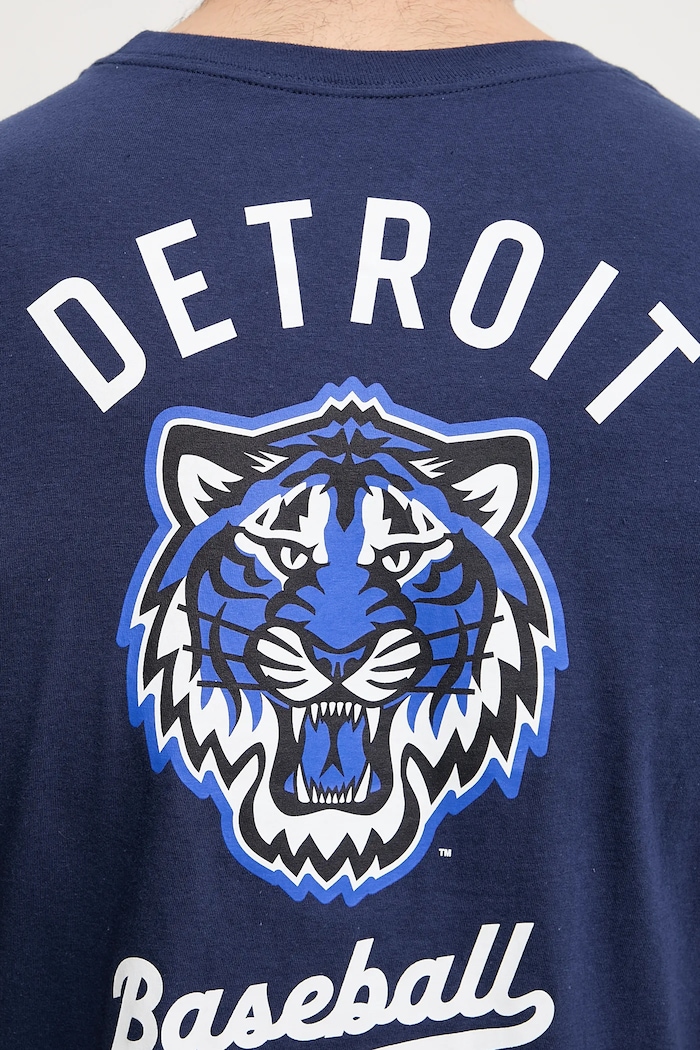 Nike pamut póló Detroit Tigers N199.44B.DG.SAZ sötétkék