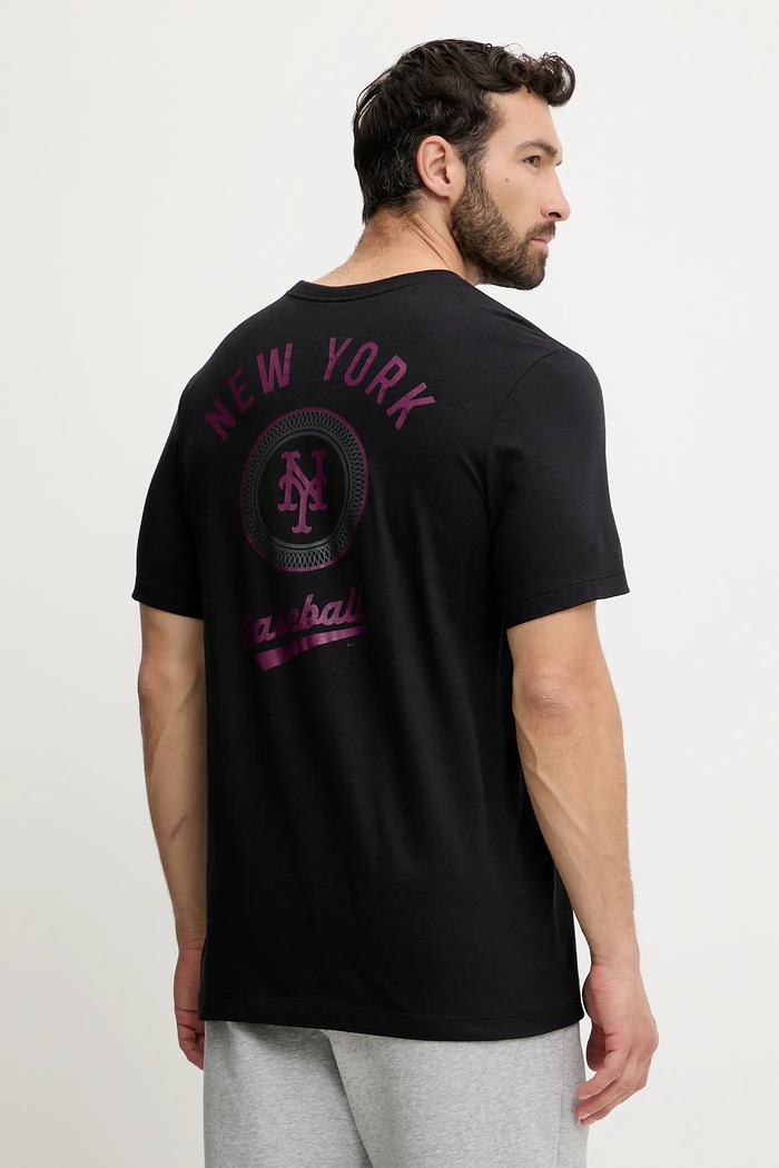 Oblačila Bombažna kratka majica Nike New York Mets N199.00A.NME.SAZ črna