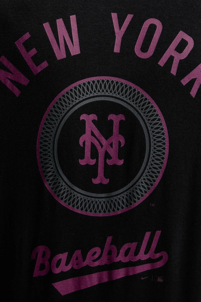 Bombažna kratka majica Nike New York Mets N199.00A.NME.SAZ črna