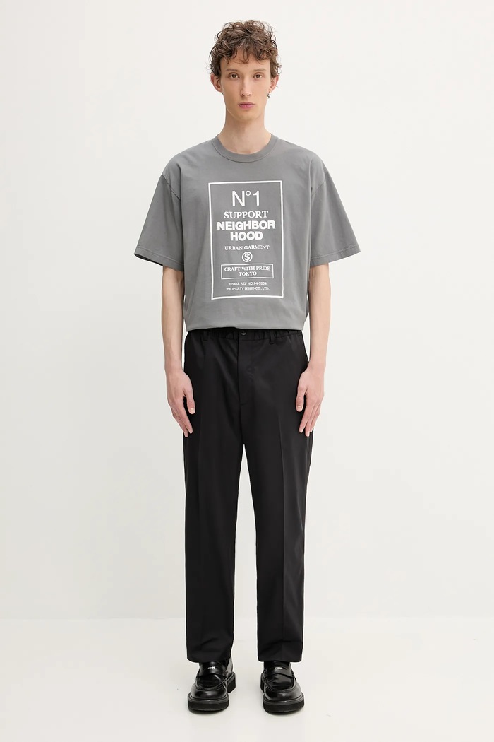 NEIGHBORHOOD t-shirt in cotone Nh . Tee Ss-15 251PCNH.ST15 grigio