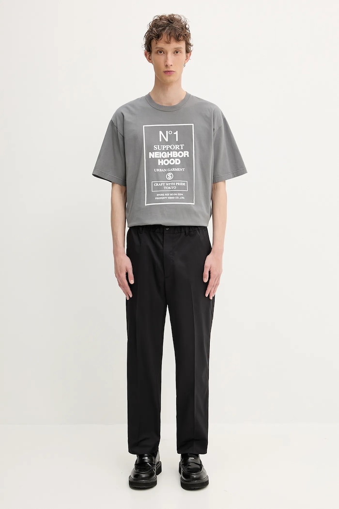 NEIGHBORHOOD t-shirt in cotone Nh . Tee Ss-15 251PCNH.ST15 grigio