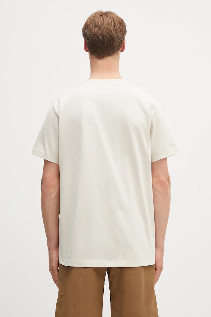 Одежда Хлопковая футболка Fjallraven Fjällräven Heavy Classic T-shirt F12600232 бежевый