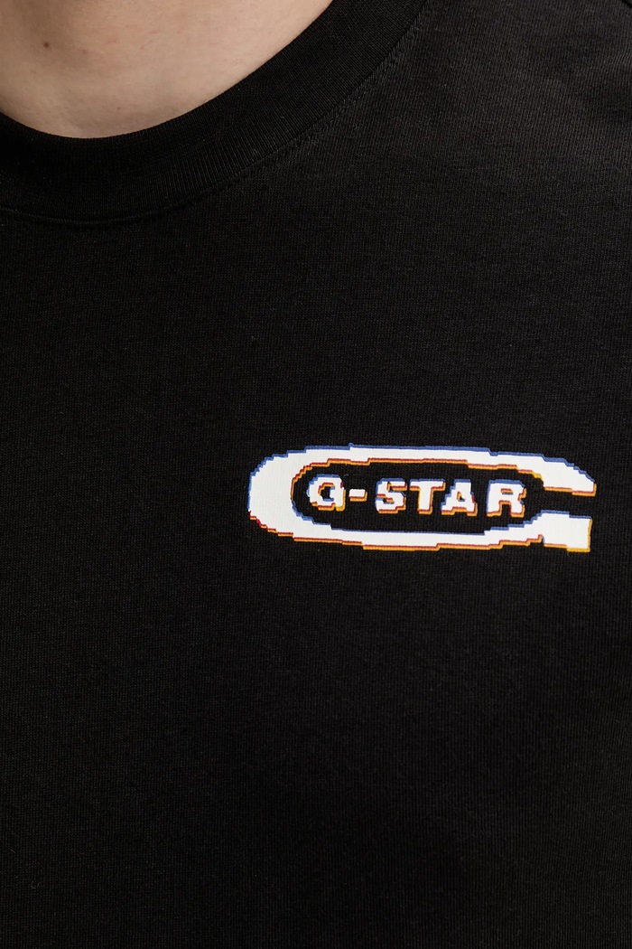 G-Star pamut póló D26047.C336 fekete