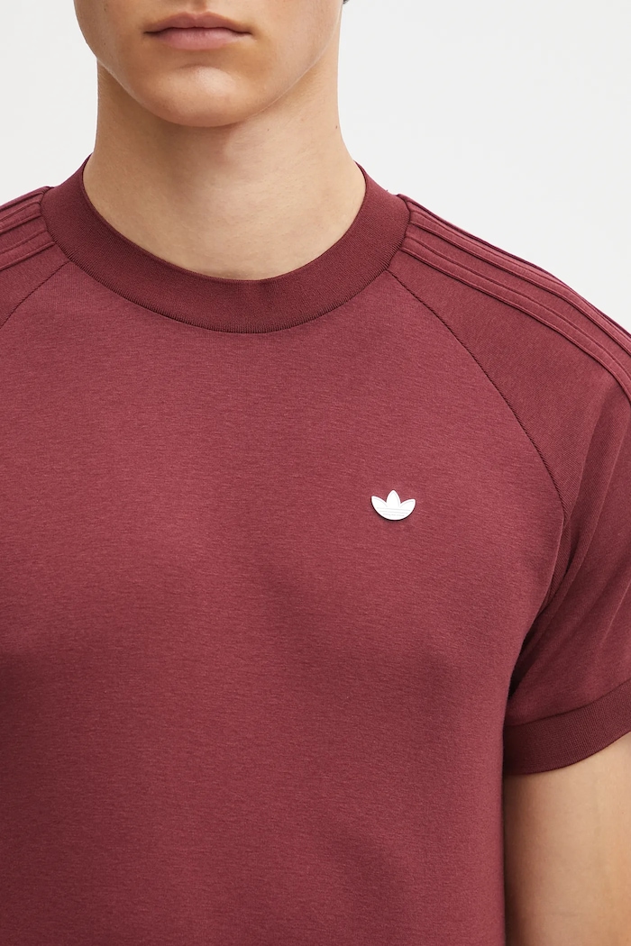 adidas Originals wool t-shirt Cali Tee maroon JY3946