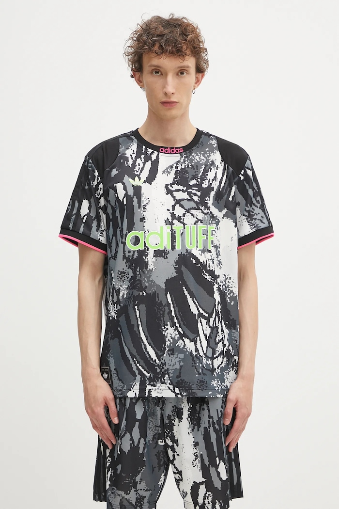 adidas Originals t-shirt Archive Jersey all-over print gray KD2351