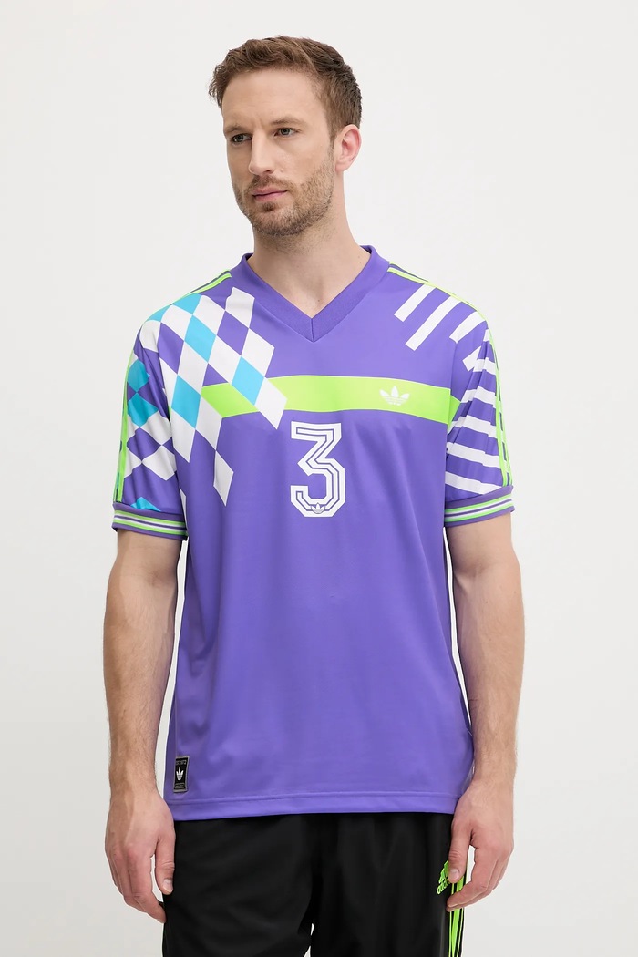Oblačila Kratka majica adidas Originals Nuwave90Sjersey KD4867 vijolična