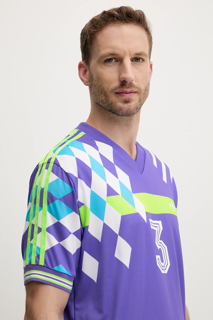 Kratka majica adidas Originals Nuwave90Sjersey vijolična KD4867