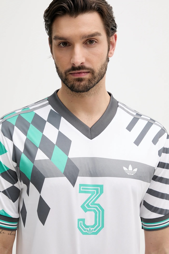 Kratka majica adidas Originals Nuwave90Sjersey bela KD4870