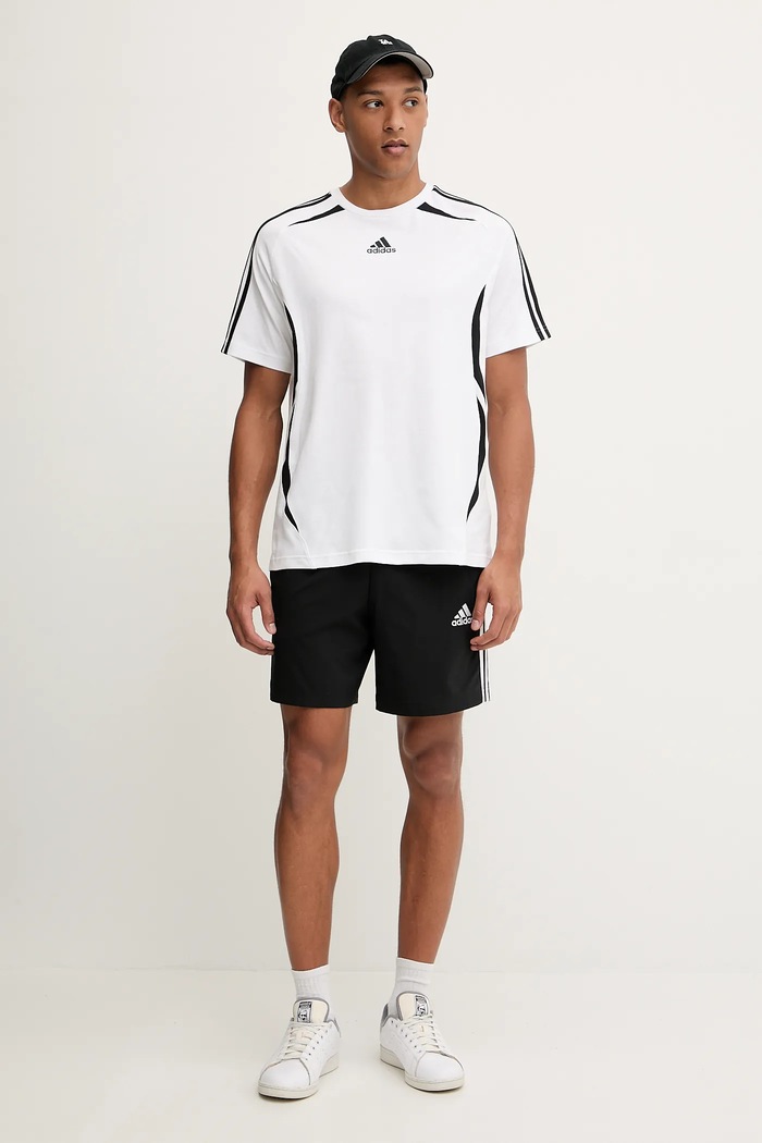 adidas Originals t-shirt bawełniany Teamgeist Tee KE0146 biały AW25