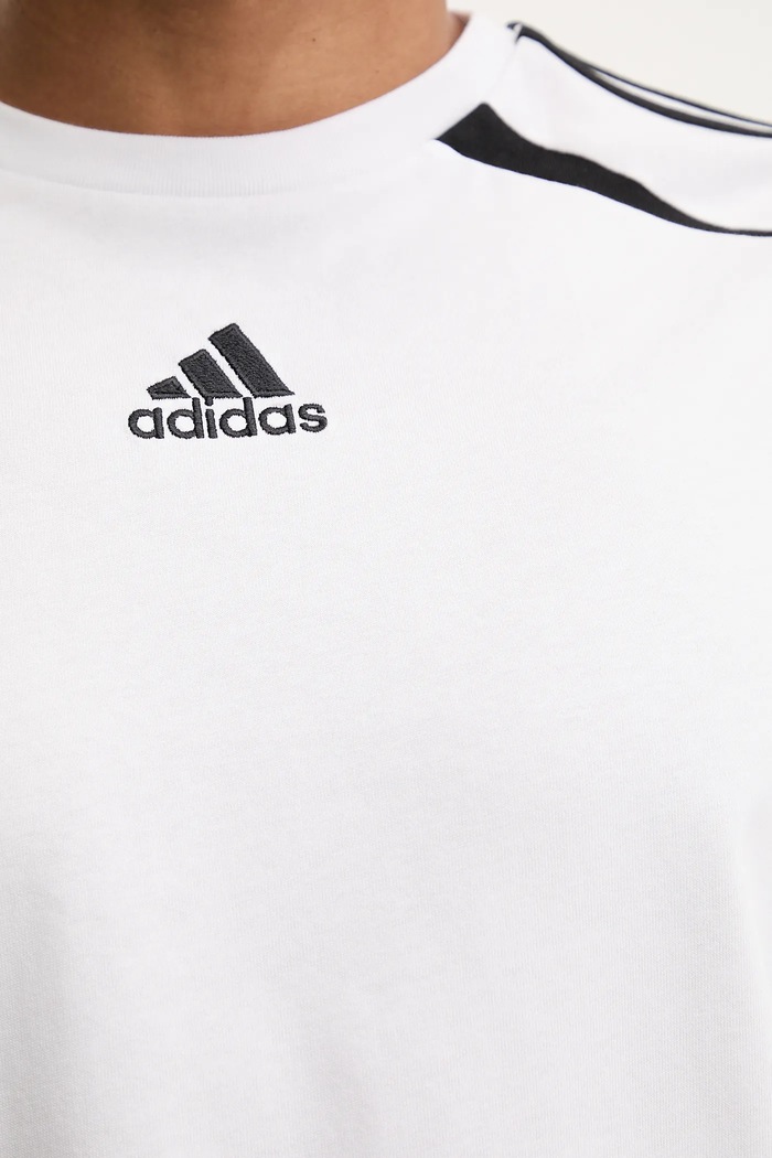 adidas Originals t-shirt bawełniany Teamgeist Tee KE0146 biały
