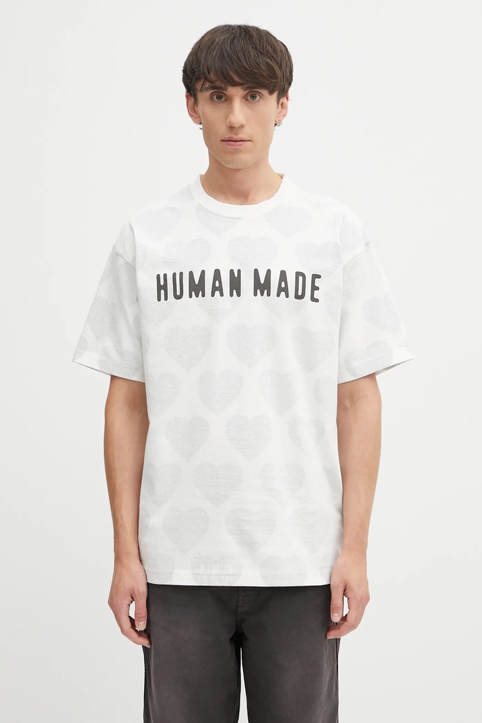 Oboustranné bavlněné tričko Human Made Knitted relaxed černá HM29CS034