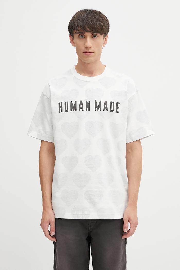 Oboustranné bavlněné tričko Human Made Knitted relaxed černá HM29CS034