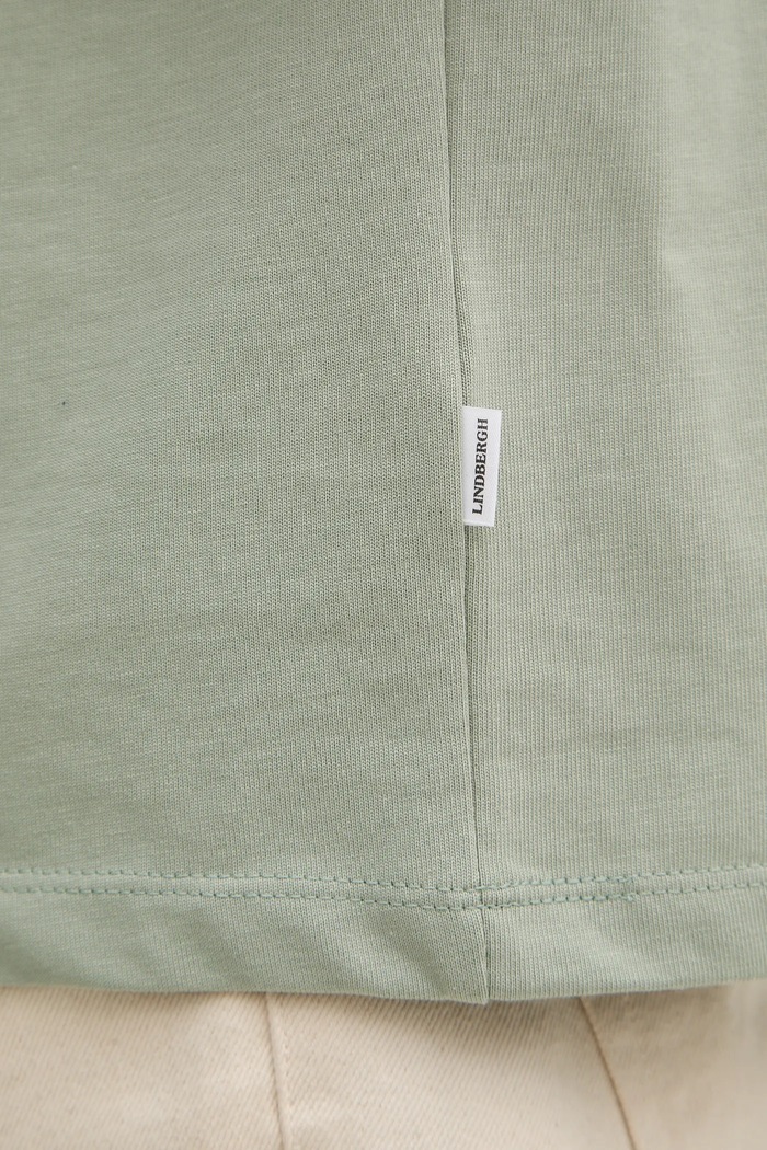 Lindbergh t-shirt ανδρικό βαμβακερό 30.400120 πράσινο