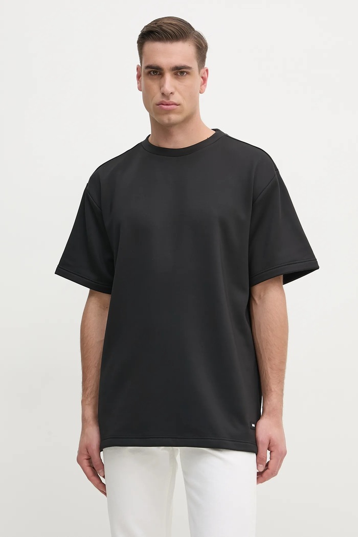 Tričko Rains Sintra Fleece Tee 21800.01 černá SS25
