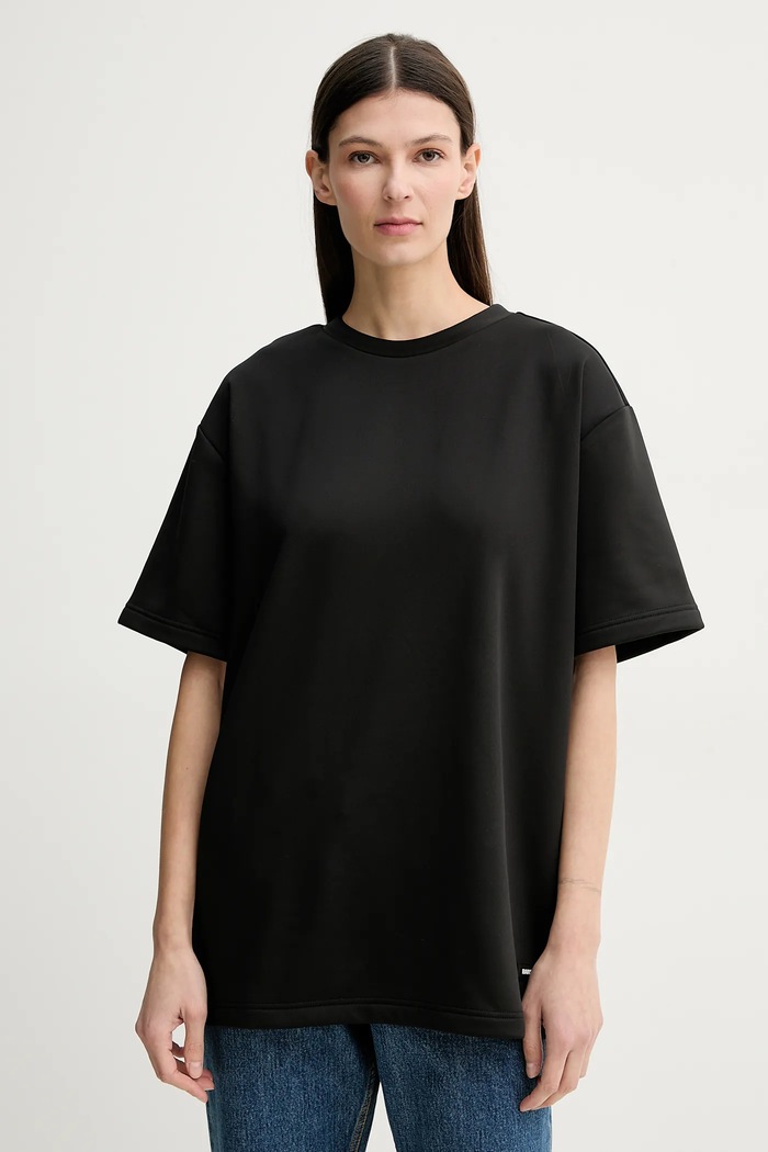 Oblečení Tričko Rains Sintra Fleece Tee 21800.01 černá