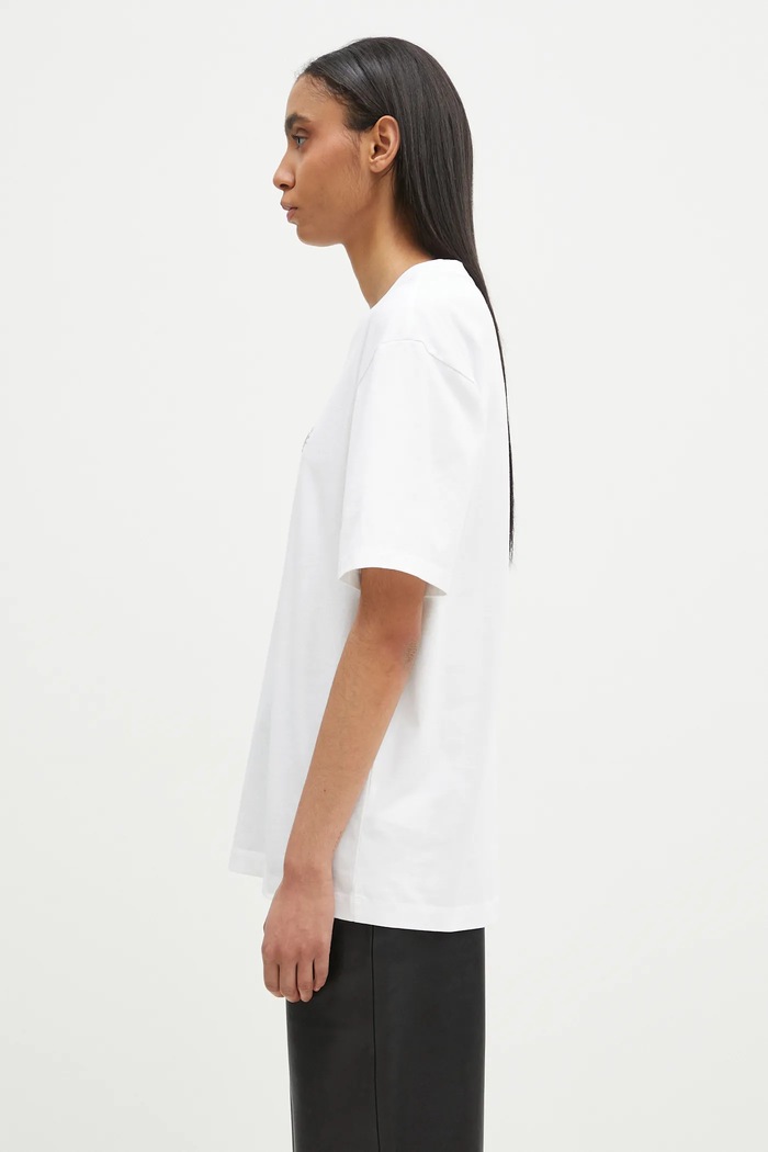 Pamučna majica Filling Pieces 74499861901 bijela SS25