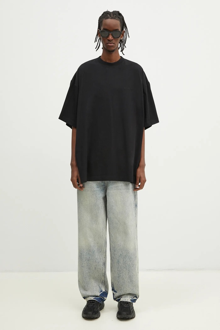 Bavlněné tričko VETEMENTS Merged Double Oversized UA66TR635B