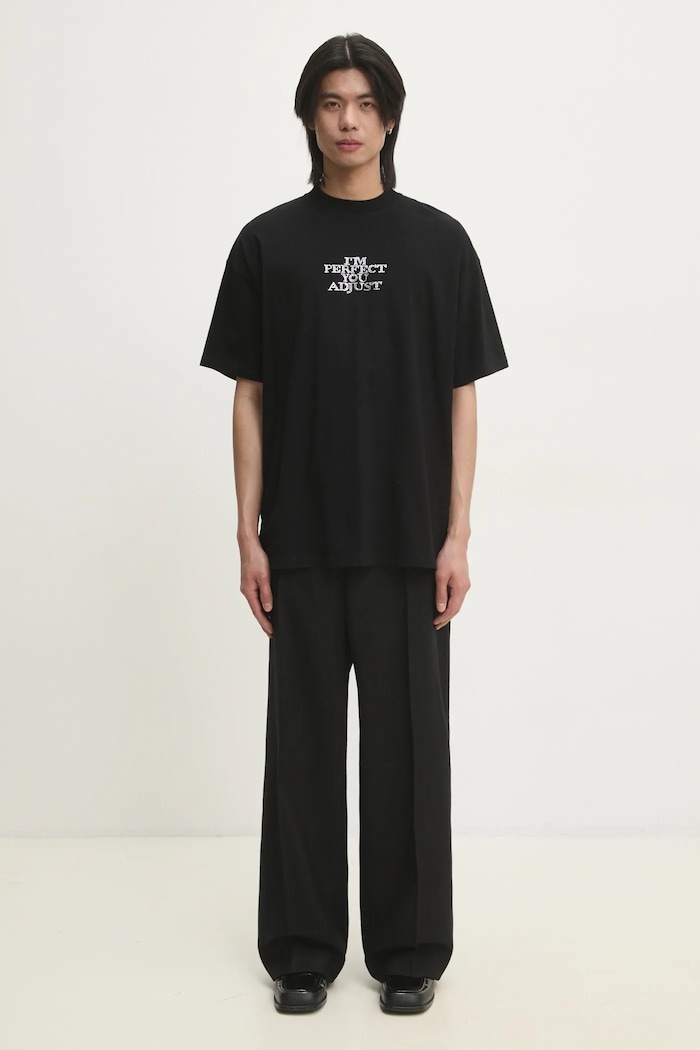 Bavlnené tričko VETEMENTS I'M Perfect You Adjust Regular UA66TR680B